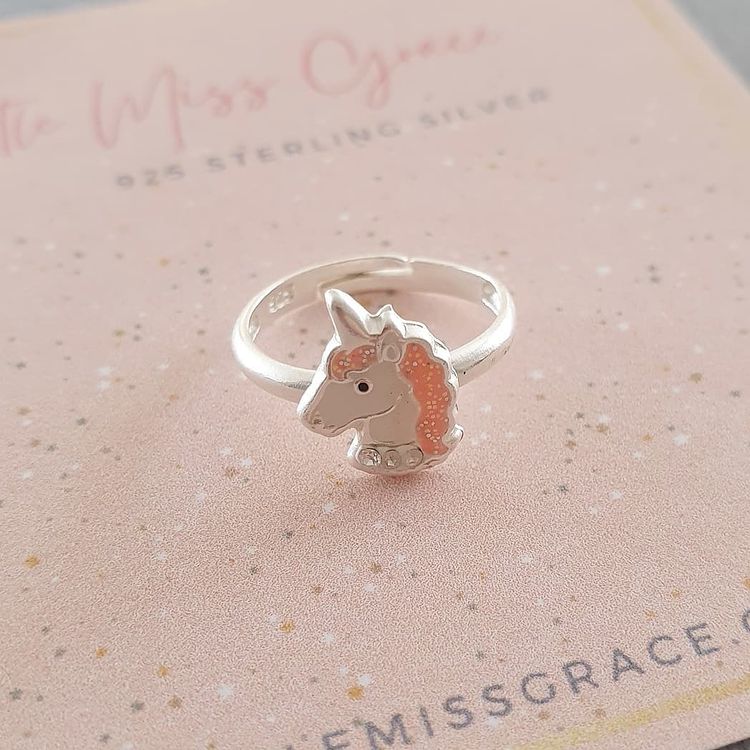 Kids Silver Rings Silver Children's Rings and Signet Rings – Little Miss Grace