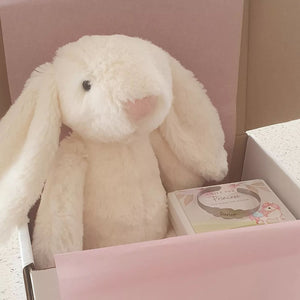 Children's baby bangle with soft toy