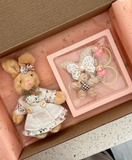 Mini Bunny with hair bands and clips 6