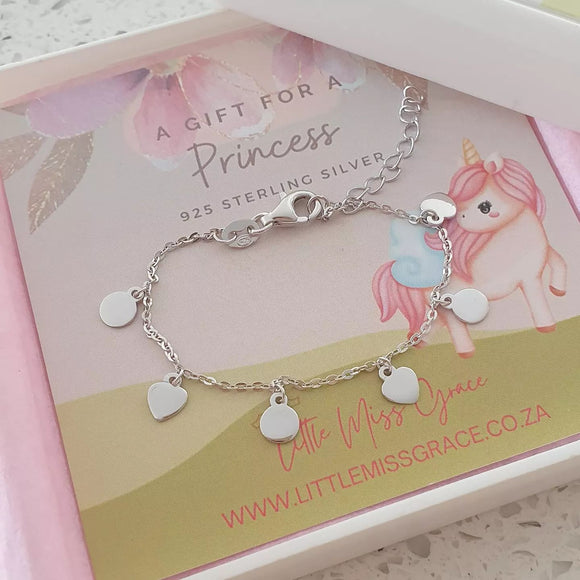 Children's silver bracelet