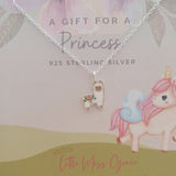 Children's silver alpaca necklace