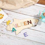 CAS107051/CAS107797 - Personalized Name Puzzle for Toddlers, Wood (Manufacture Time:  2-3 weeks)