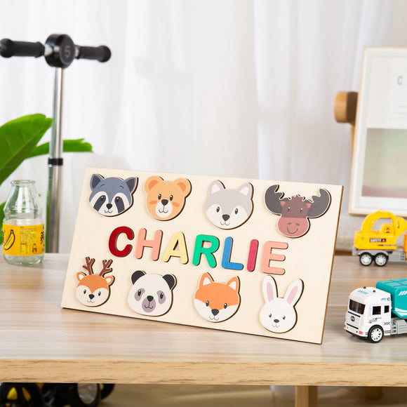 COH002061CM - Personalized Name Puzzle for Toddlers (Manufacture Time:  2-3 weeks)