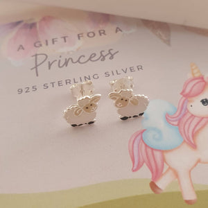 children's earrings sheep