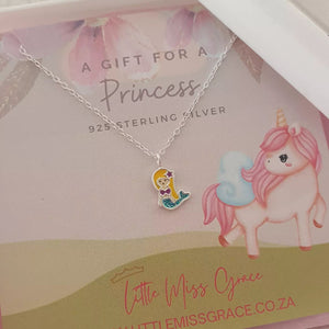 Children's Silver Mermaid Necklace