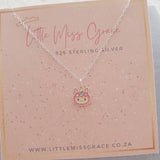 Sterling Silver children's sheepcorn necklace