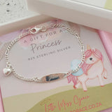 Silver children's ID Bracelet